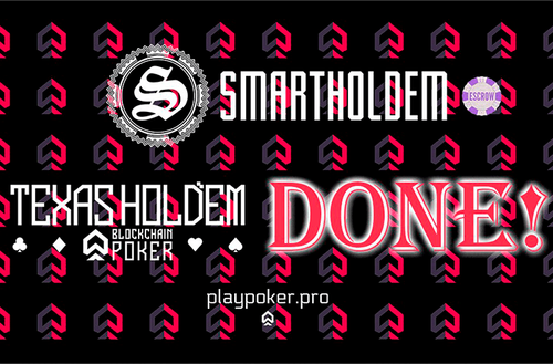 SmartHoldem platform has successfully fulfilled all the conditions under the agreement with Escrow!