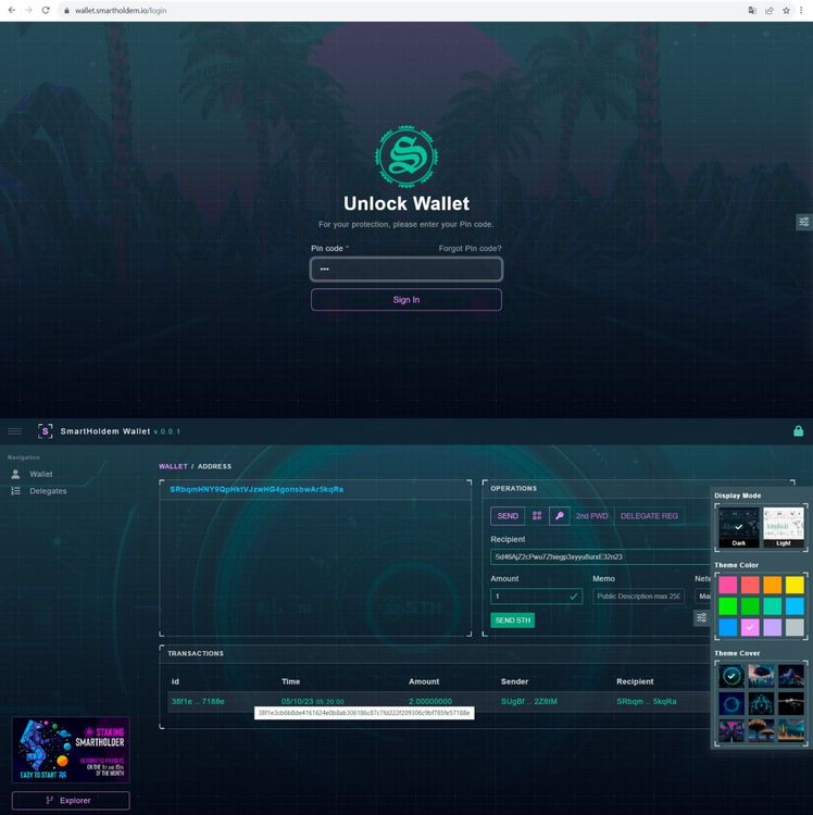SmartHoldem Wallet 2.0