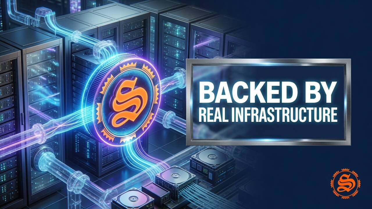 Backed by real infrastructure